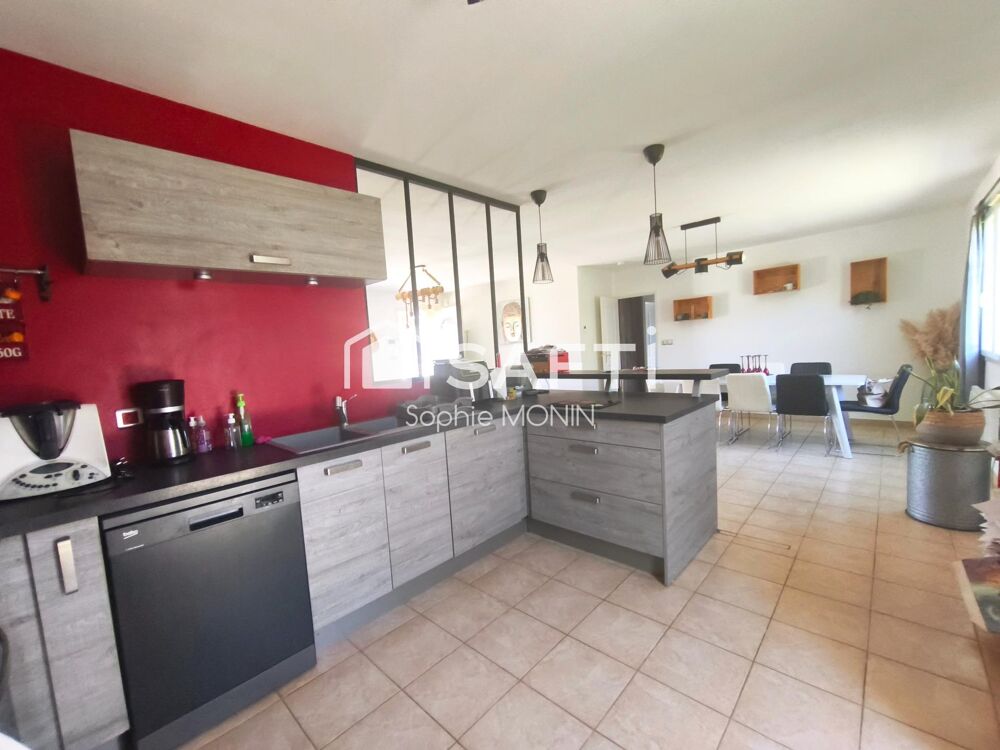 Vente Maison Villa plain-pied, 4 chambres, terrain clos Boz