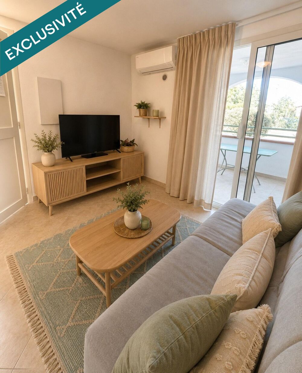Vente Appartement T2 avec terrasse et piscine en bord de mer Linguizzetta