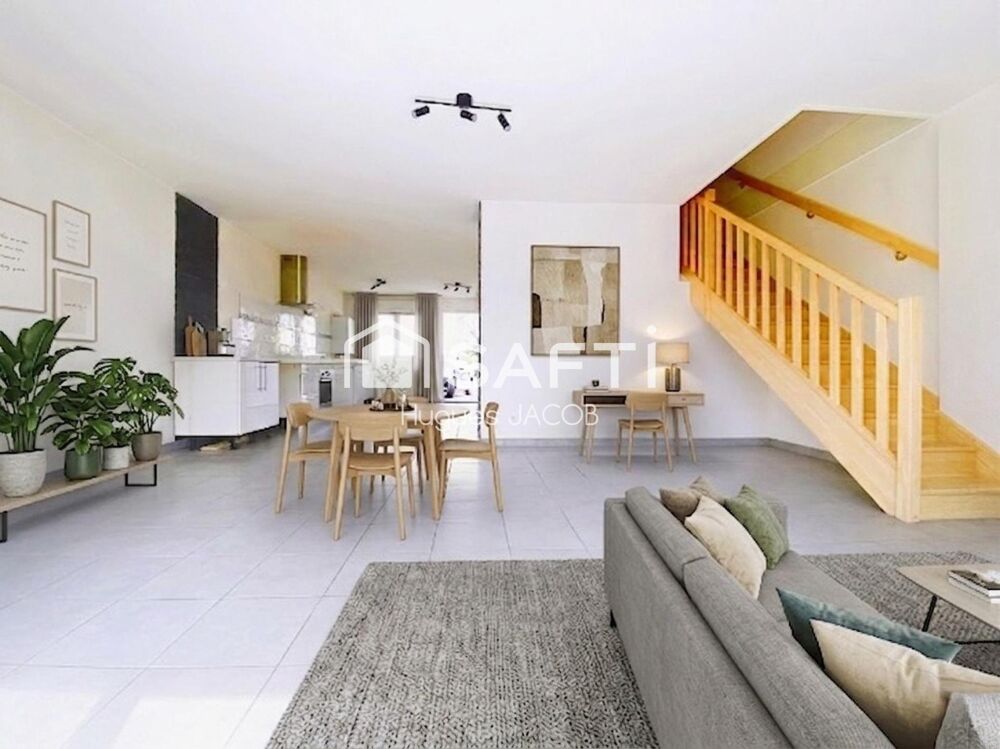 Maison avec 3 chambres, jardin et garage