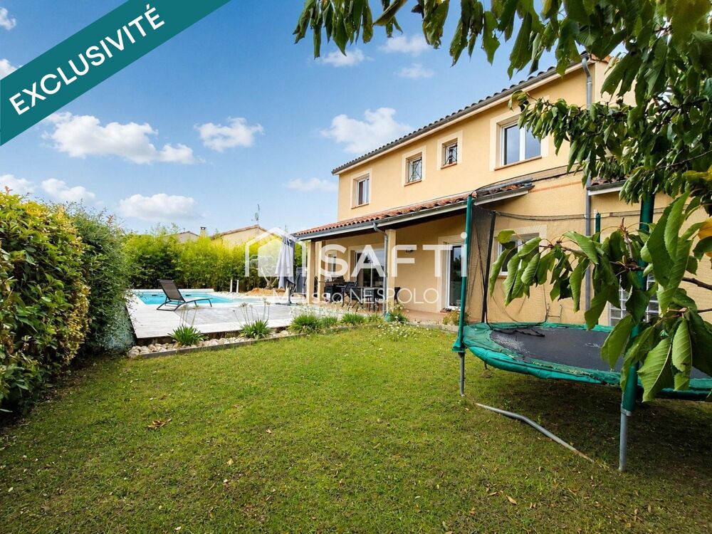 Vente Maison Belle maison familiale de 154 m² avec piscine, 5 chambres et terrain de 825 m² - Lherm Lherm