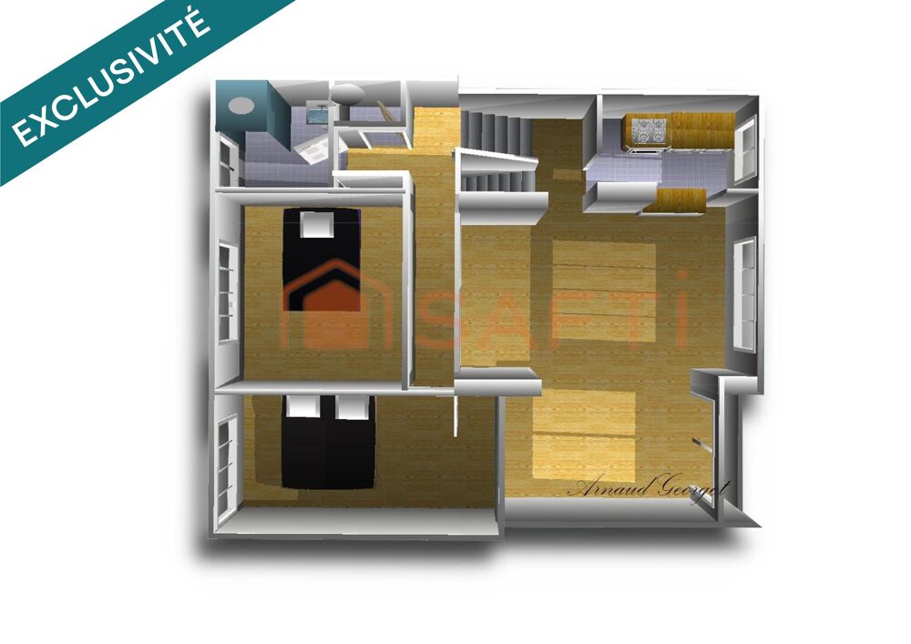 Vente Appartement Appartement en Duplex Montant à 12min à pied RER B Fresnes