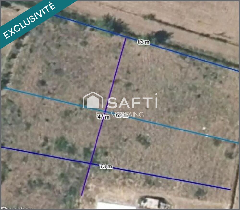 Vente Terrain Terrain plat  de 3.134 m² + CU Castelnau d'auzan labarrere