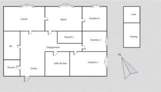  Appartement � vendre 4 pi�ces 64 m�