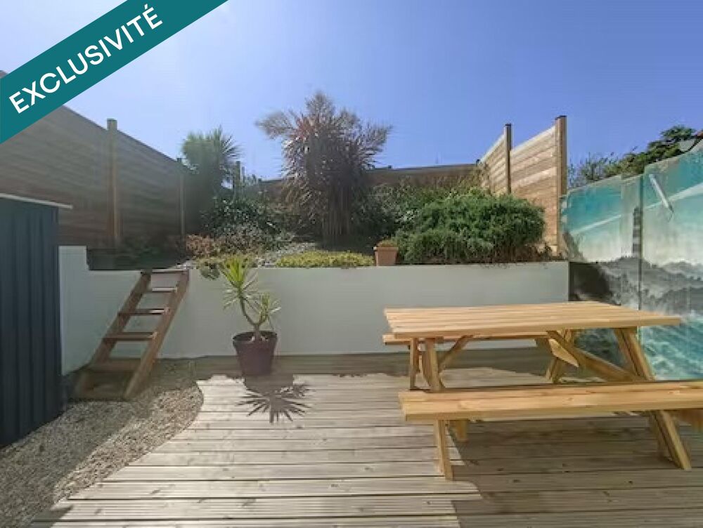 Charmante maison de ville rénovée avec terrasse, jardin paysagé  Coeur de Taulé