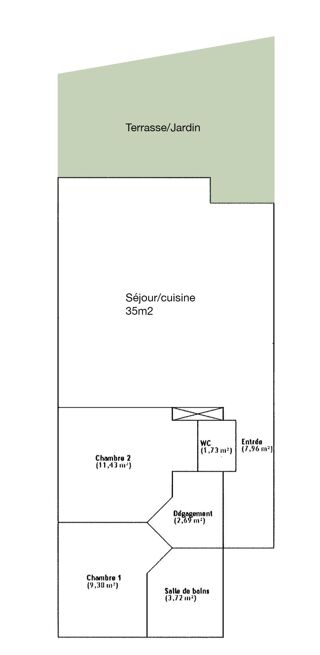  Appartement à vendre 3 pièces 71 m²