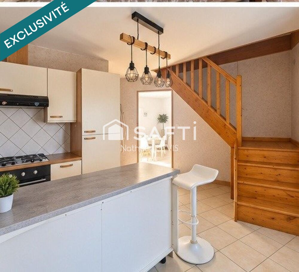 Vente Maison Investissement facile en LMNP Maison de ville avec un jardinet, une cuisine équipée et 2 chambres Roost-warendin