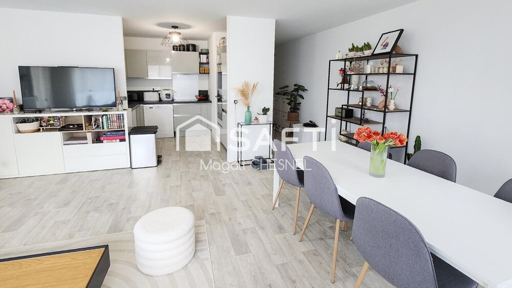 Vente Appartement Montgermont – T3 récent de 74 m², lumineux, avec loggia et parking privatif. Montgermont