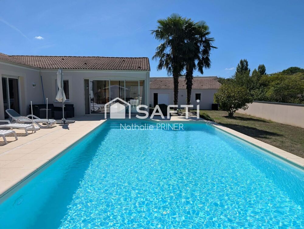 Vente Maison Spacieuse maison de plain-pied avec piscine Chauray