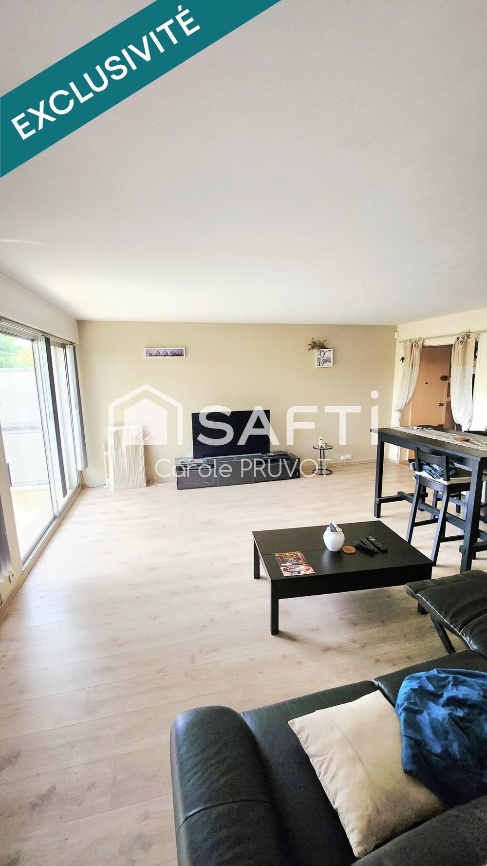 Freneuse - Appartement lumineux de 94m2 / 2 chambres / Balcon / Box