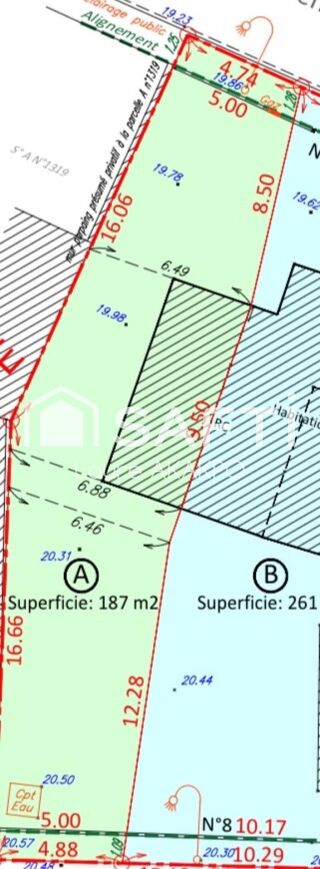  Terrain � vendre 187 m�