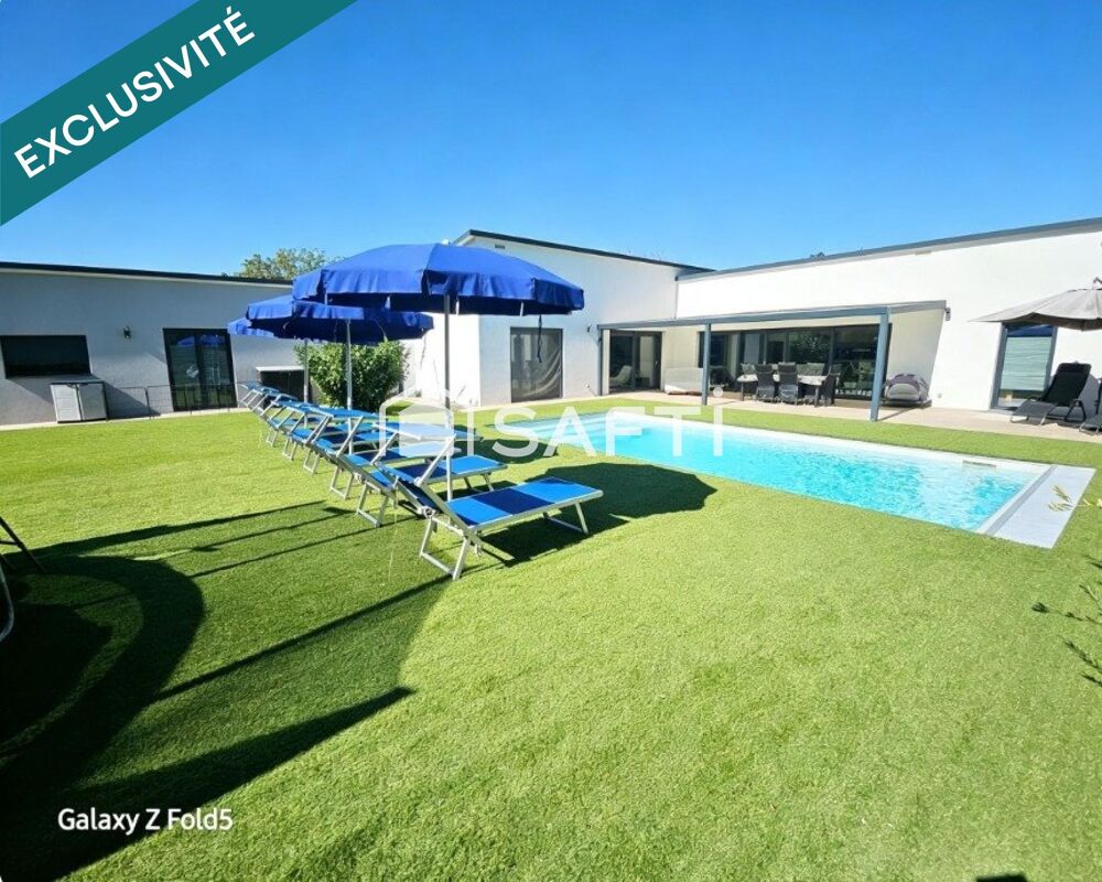 MAISON CONTEMPORAINE DEXCEPTION  216 m²  PISCINE CHAUFFÉE  GÎTE INDÉPENDANT