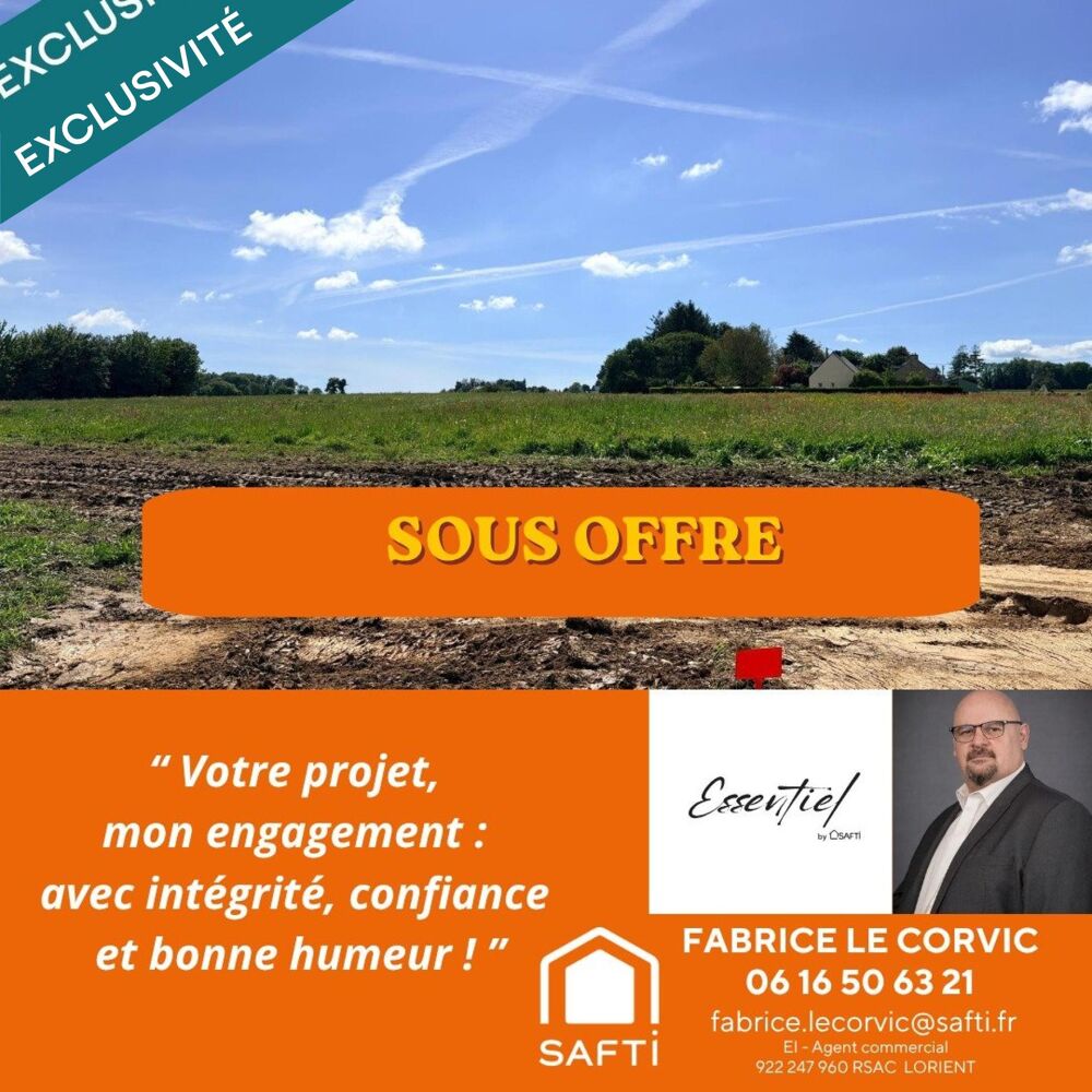 Vente Terrain TERRAIN DE 543 M2 VIABILISÉ A GUENIN Guenin