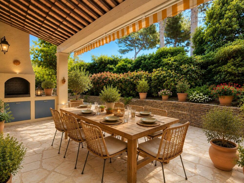 Une maison au charme provençal où tout se fait à pied, entre douceur de vivre et esprit vacances Coup de coeur assuré à Cavalair