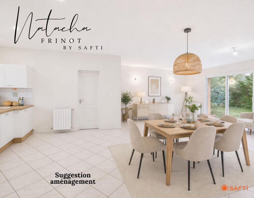 Vente Maison Villaudric – Maison de plain-pied avec grand terrain, au calme Villaudric