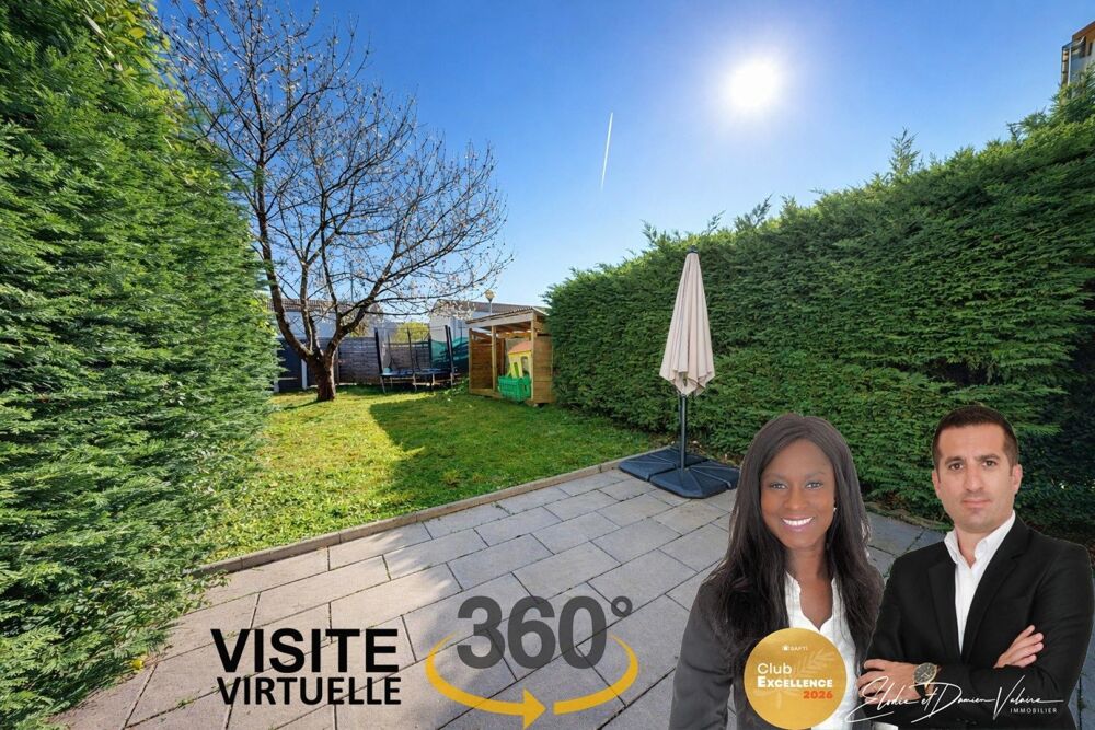 Vente Maison Maison mitoyenne T4 – 92 m² – Jardin, garage et terrasse L' isle-d'abeau