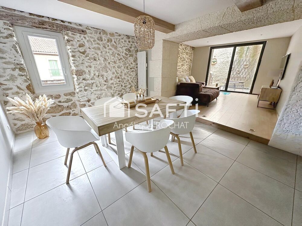 Maison de village en pierre 3 chambres 2 Terrasses  Saint-Geniès-de-Fontedit (34480)