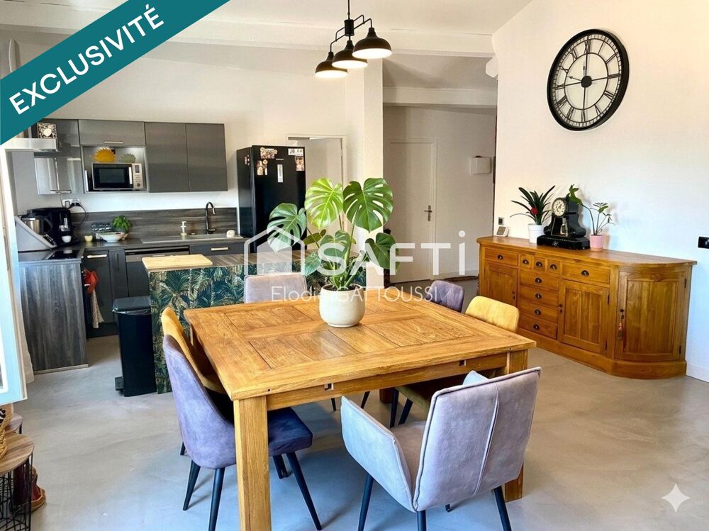 126 m² au sol  85 m² Carrez  3 chambres  DPE B