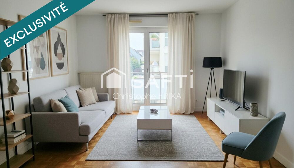 Appartement T3 proche jardin des plantes avec balcon et parking sous terrain