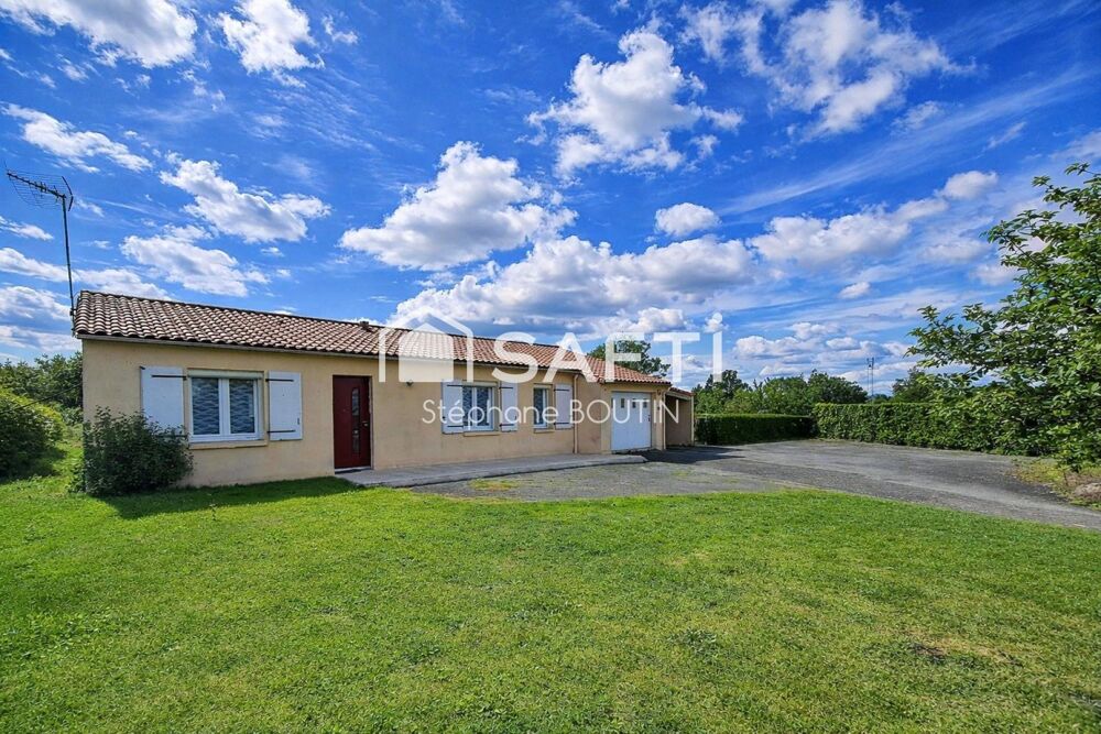 Maison de plain?pied - 2 chambres - terrain 1000m²