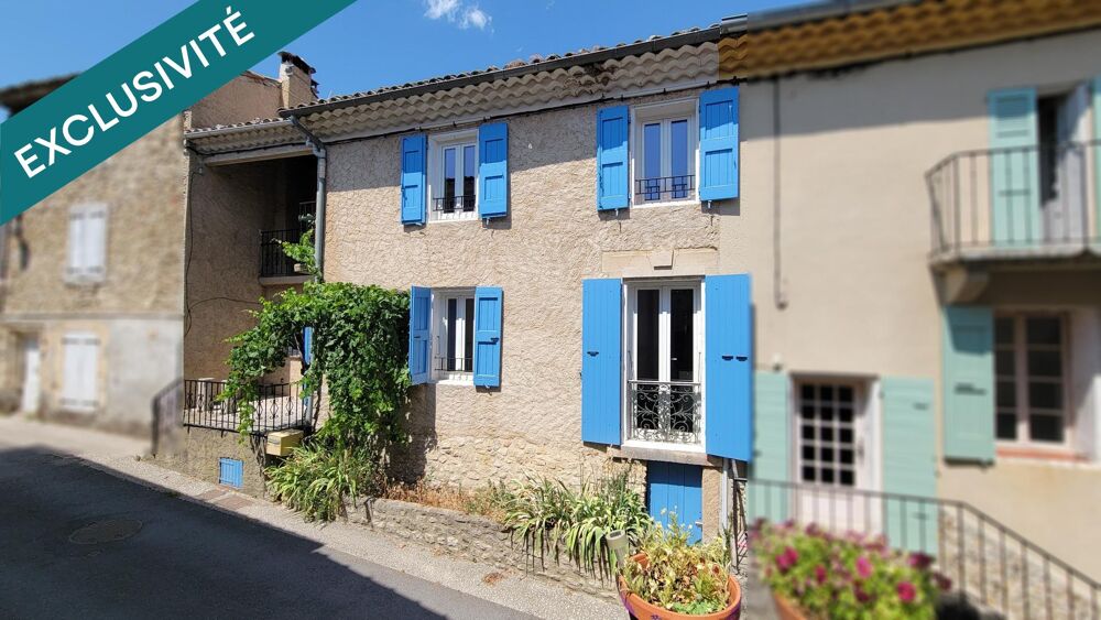 Maison de village avec grand garage et terrasses