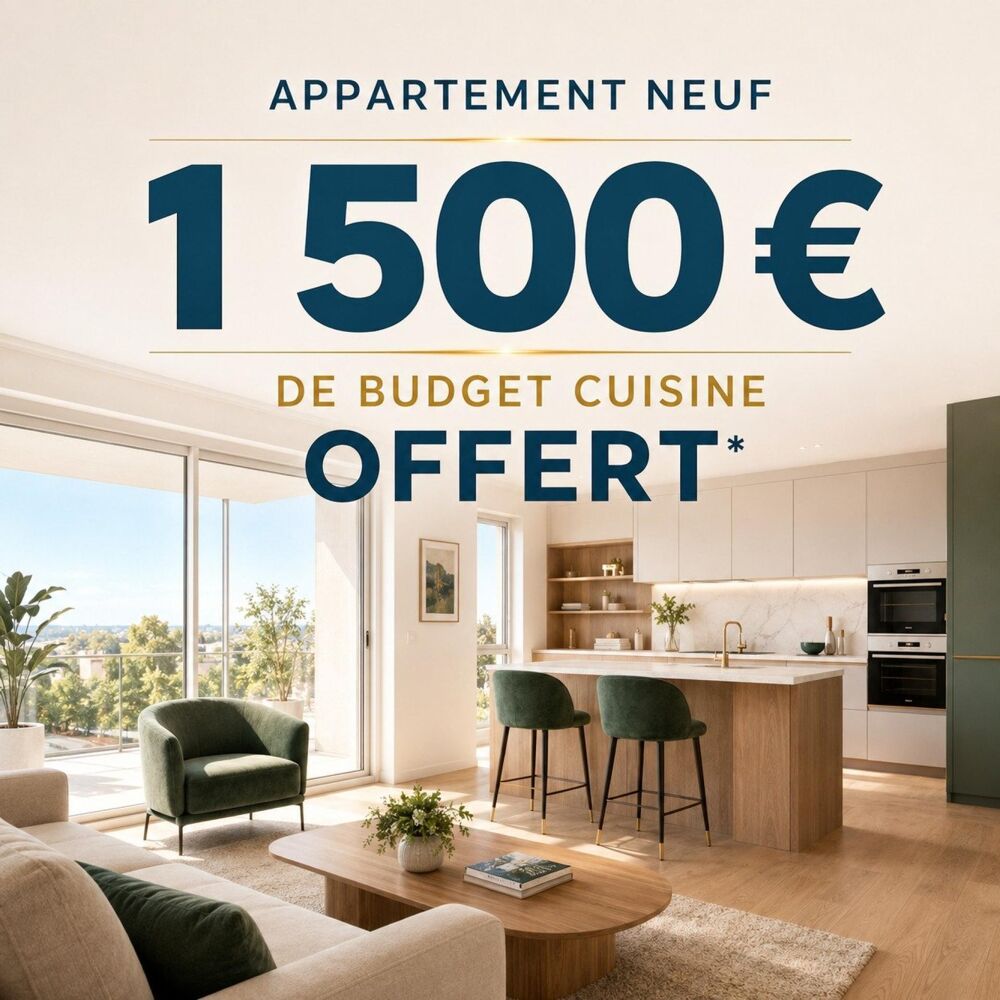 appartement neuf loggia place de parking sécurisé