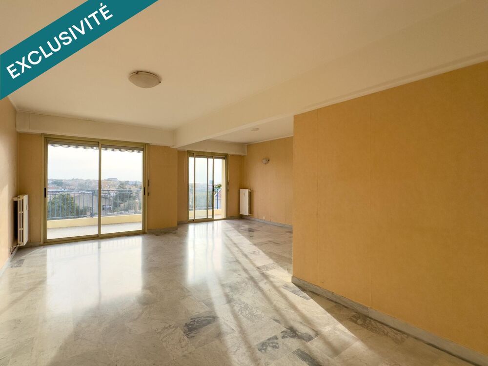 Vente Appartement Beau 3/4 pièces 80m2,cave,parking,vue mer,terrasse Cagnes-sur-mer