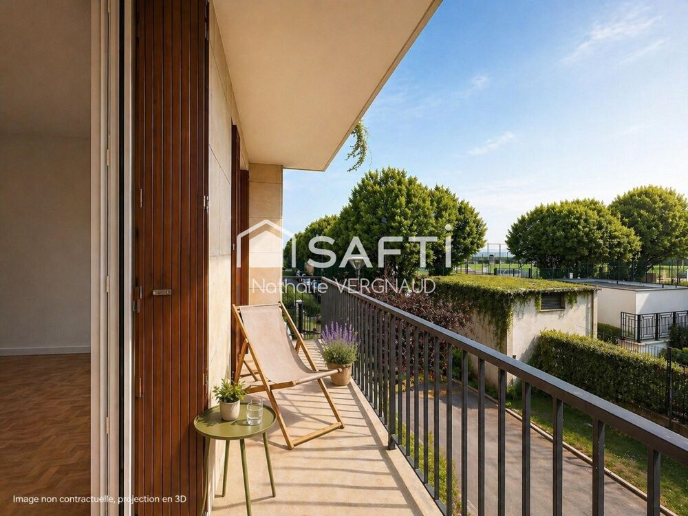 APPARTEMENT FAMILIAL LUMINEUX ET TRAVERSANT, 5P