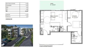  Appartement  vendre 2 pices 42 m