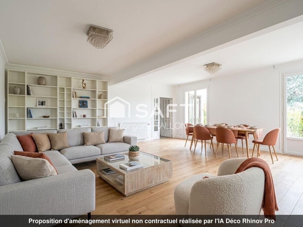 Maison de 180 m²  5 CHAMBRES  SS-SOL TOTAL