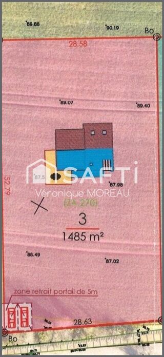  Terrain � vendre 1485 m�