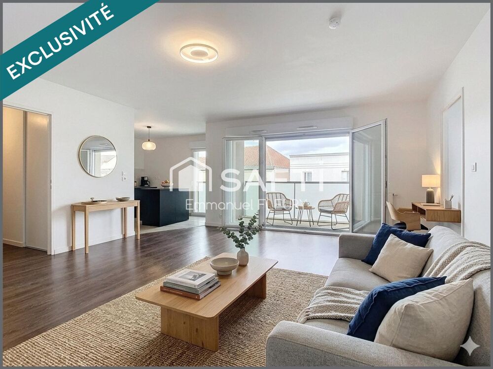 Vente Appartement Quartier St Jacque T3 avec terrasse et un garage Nantes