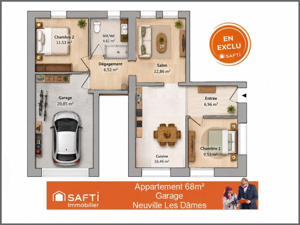 Vente Appartement Le premier chapitre de votre histoire Neuville-les-dames