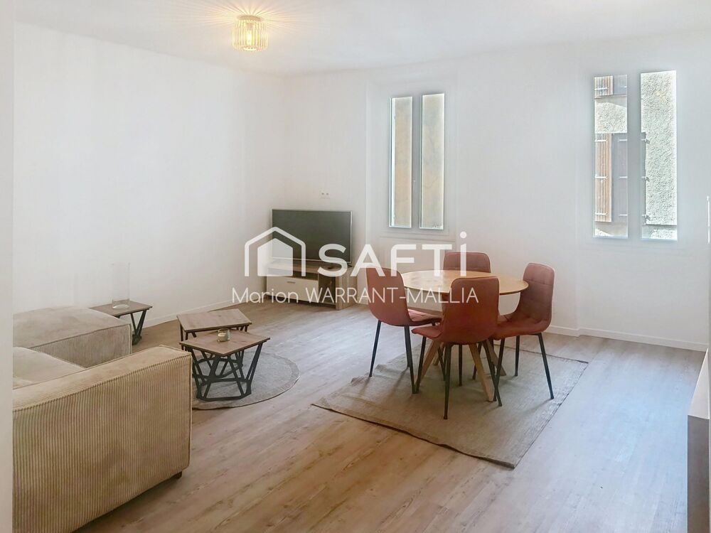 Appartement T2 49 m², meublé et rénové