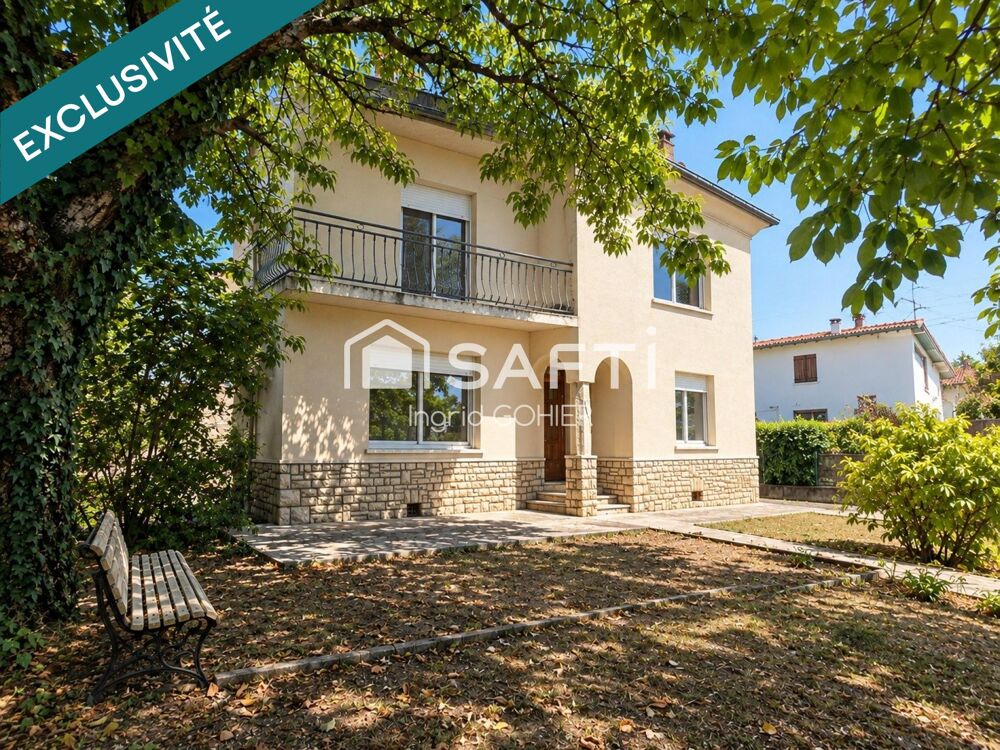 Maison familiale atelier 70m²-garage-terrain 1000 m²