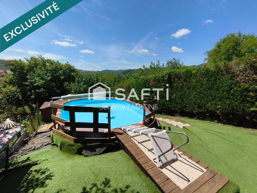 Vente Immeuble Maison de caractère avec rez commercial et piscine. Saint-cyprien-sur-dourdou
