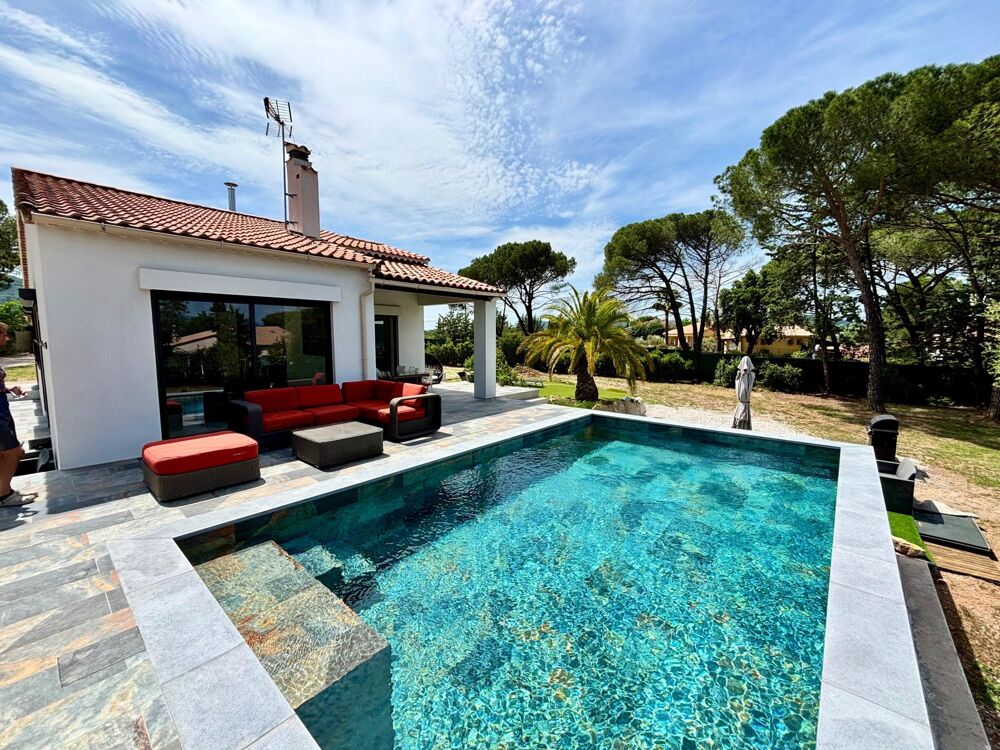 Vente Maison Le Muy – Élégante villa de plain-pied entièrement rénovée sur 4 000 m² de terrain Le muy