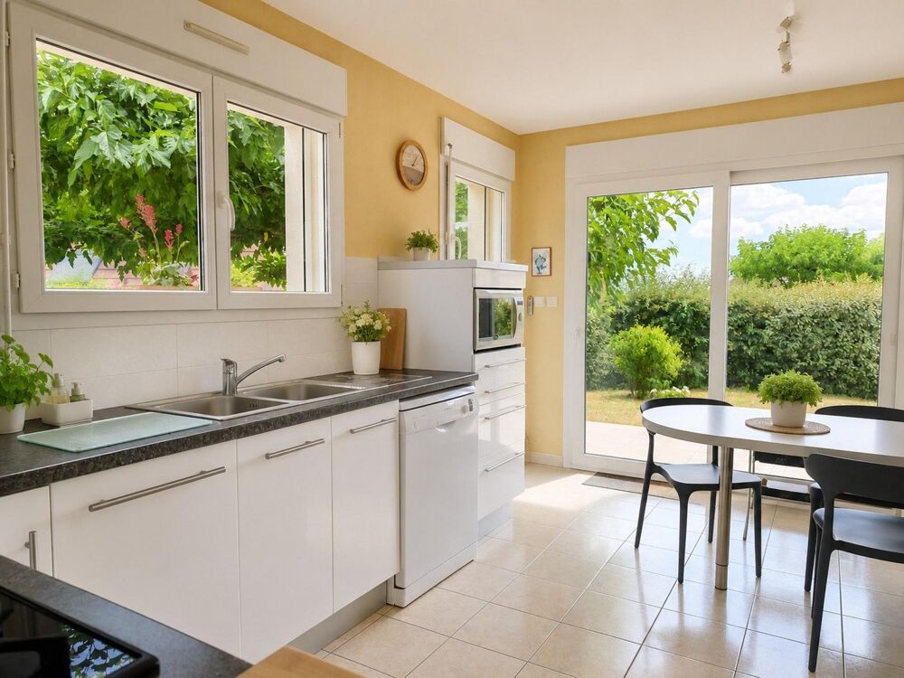 AHUY  Maison d'architecte T6, terrain 716m2