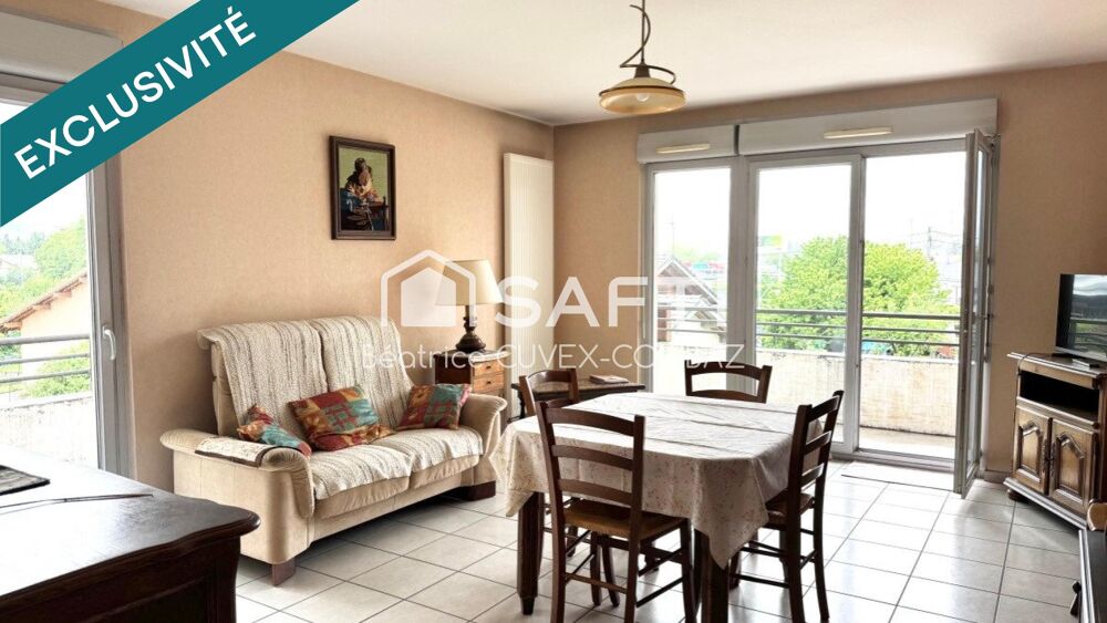 Appartement balcon double expo. Sud-ouest, vue montagne et garage