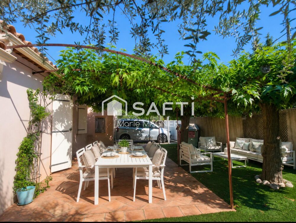 Coup de coeur à Cogolin : villa de plain-pied 107 m², piscine, garage, et studio indépendant dans un quartier calme et résidenti