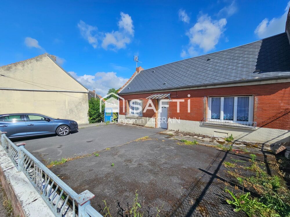 Maison semi-individuelle 6p, 3 ch,115m² sur 1310m² avec jardin + garage double + atelier