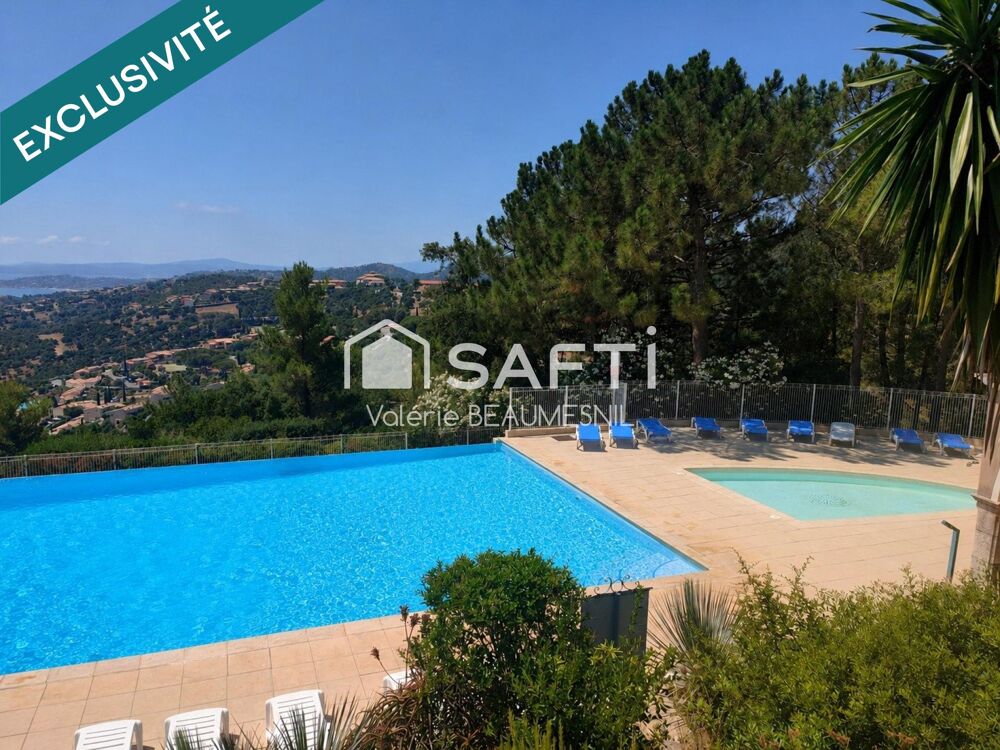 Vente Appartement T 3 - TERRASSE PANORAMIQUE MER, GOLFE ET  VILLAGE DE SAINT TROPEZ – PISCINE – TENNIS - CALME - NATURE - BELLES PRESTATIONS Roquebrune-sur-argens