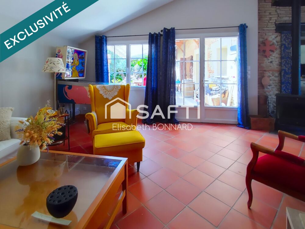 Vente Maison Maison de caractère T6, 160 m2, terrain de 1261 m2 sans vis à vis Vernet