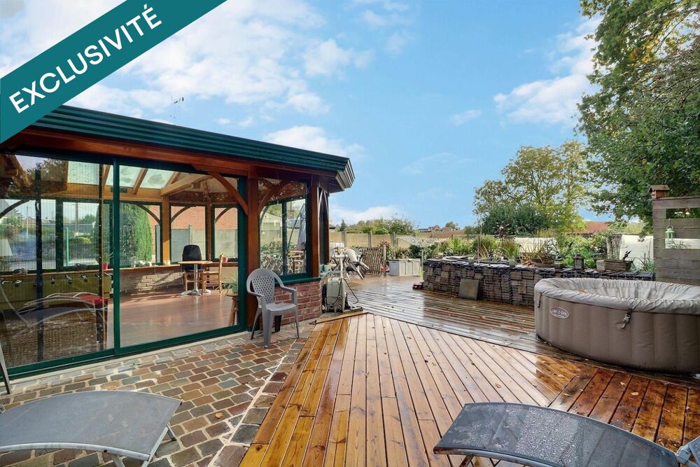 Vente Maison Joli pavillon de brique, aux beaux espaces de vie, sur sous-sol  complet . Etre au contact de la nature, c'est ici ! Caudry