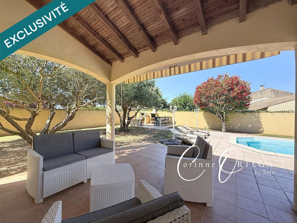 Villa plain pied 4 chambres piscine - studio et dépendances