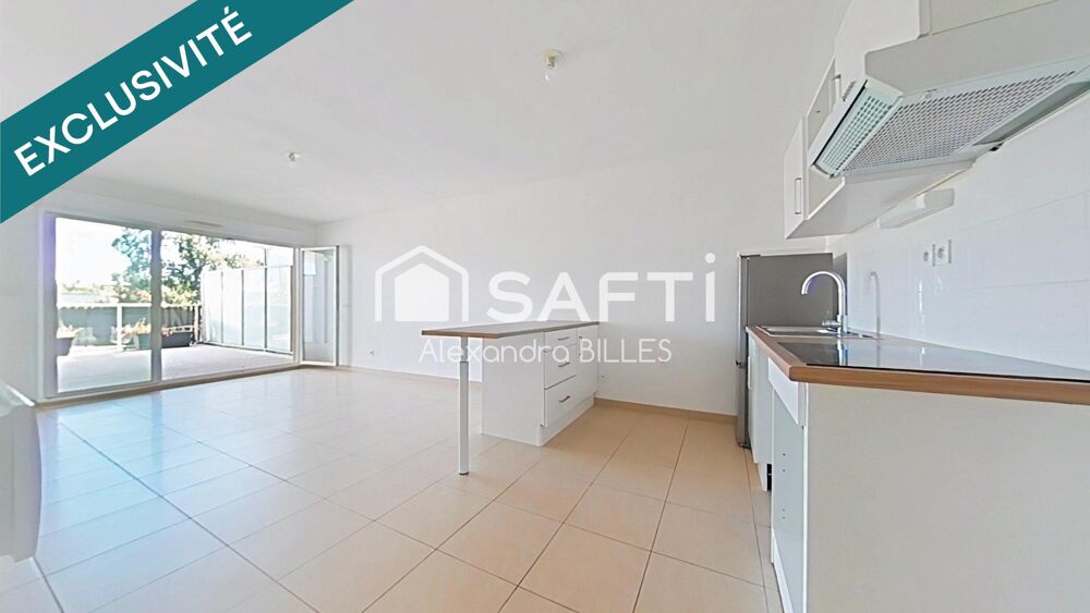 Appartement T3 avec terrasse, garage et parking