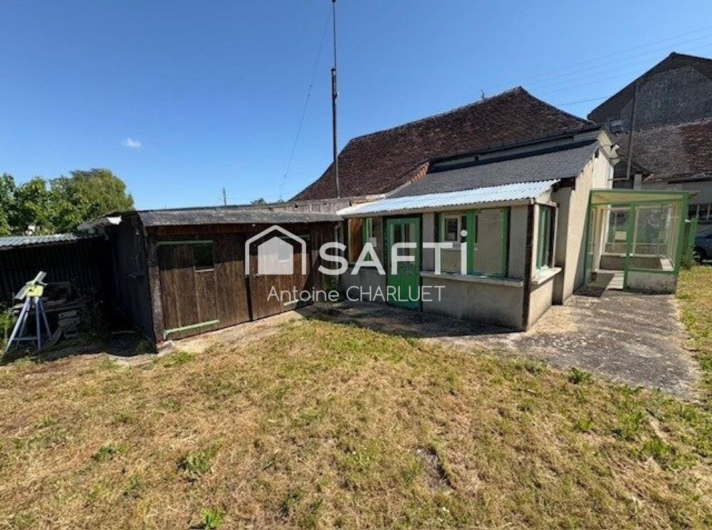 Maison 52m² avec terrain constructible de 1690m²