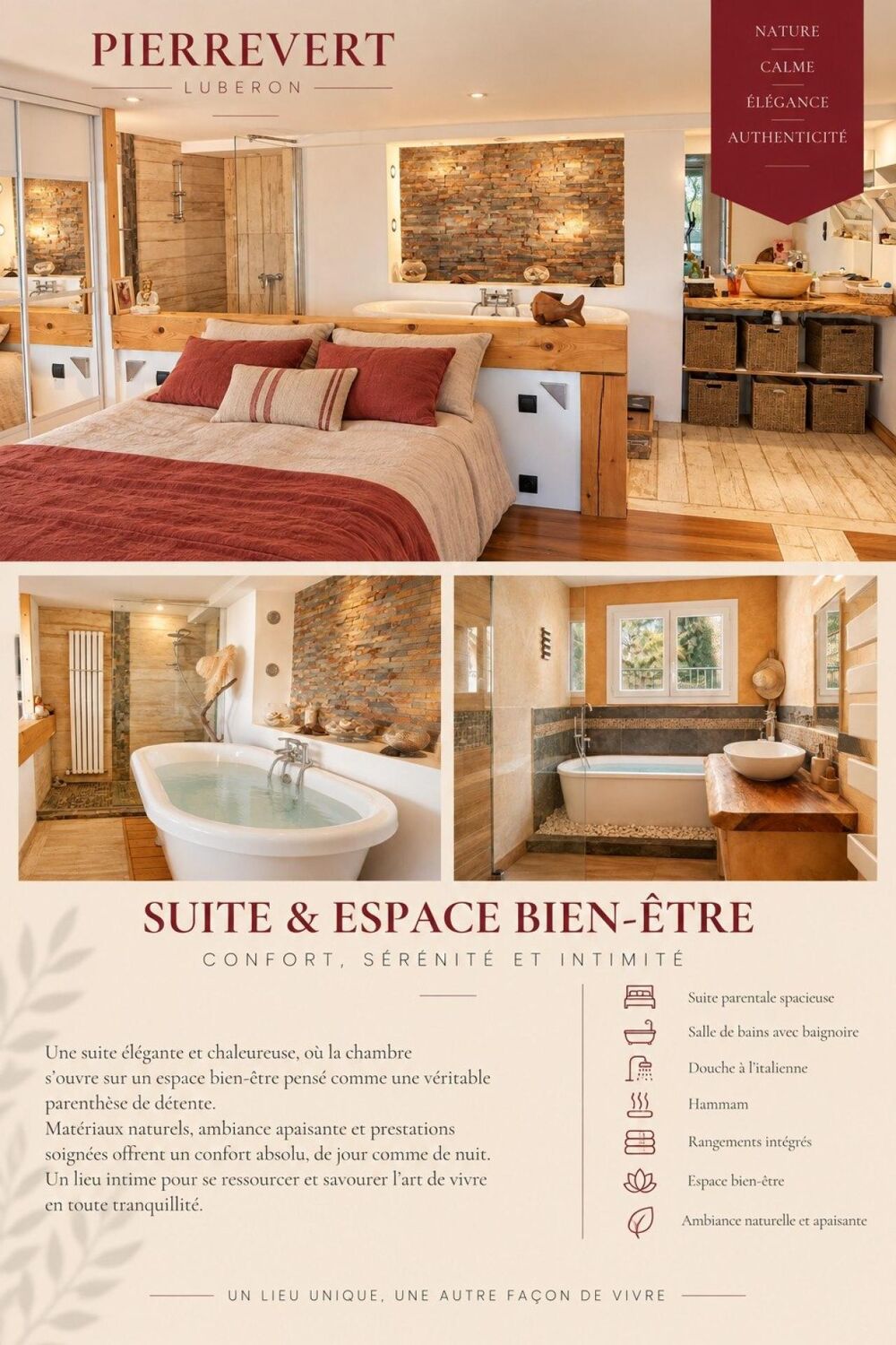 Maison darchitecte avec piscine à débordement au coeur de la pinède à Pierrevert