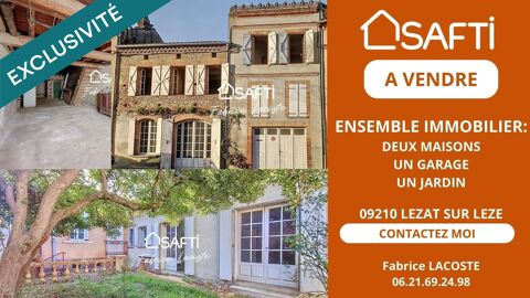   Deux maisons � r�nover avec fort potentiel d'am�nagement - 300 m� exploitable Maison - 10 pi�ce(s) - 195 m�