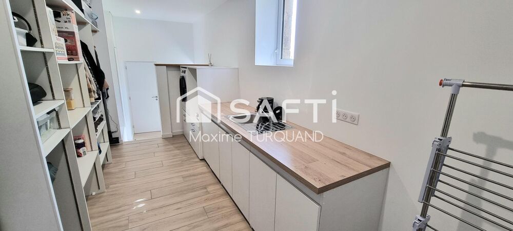 Vente Maison Longère rénovée 100m², 2 chambres, 1 bureau, dépendances. Le busseau