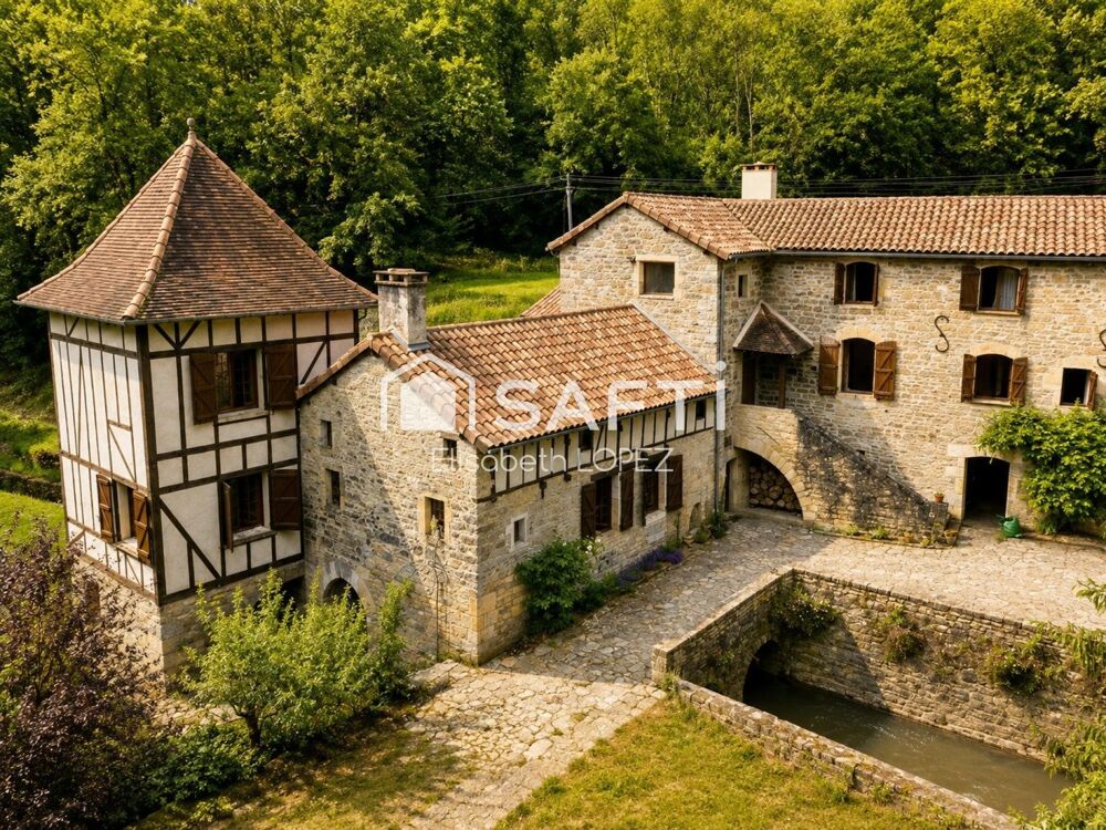 Caylus, Ancien Moulin du XVIII? siècle, un lieu de vie hors du temps